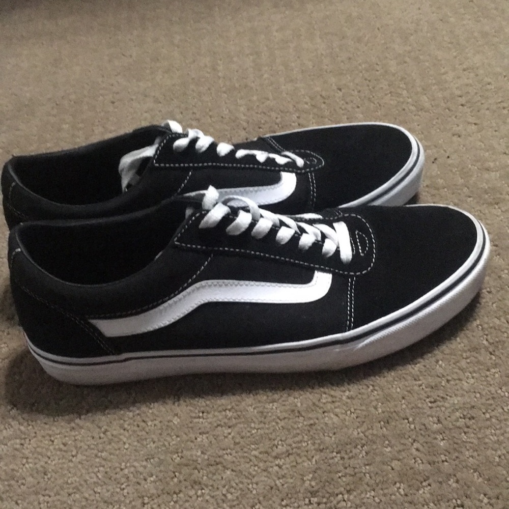 Brand New Black and White Old School Vans